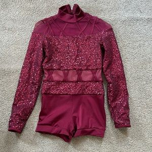 Jazz/acro dance costume